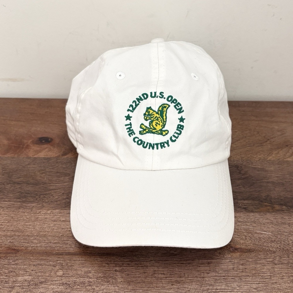 122nd US Open Golf Hat 2022 - The Country Club - USGA Member White Strapback Cap